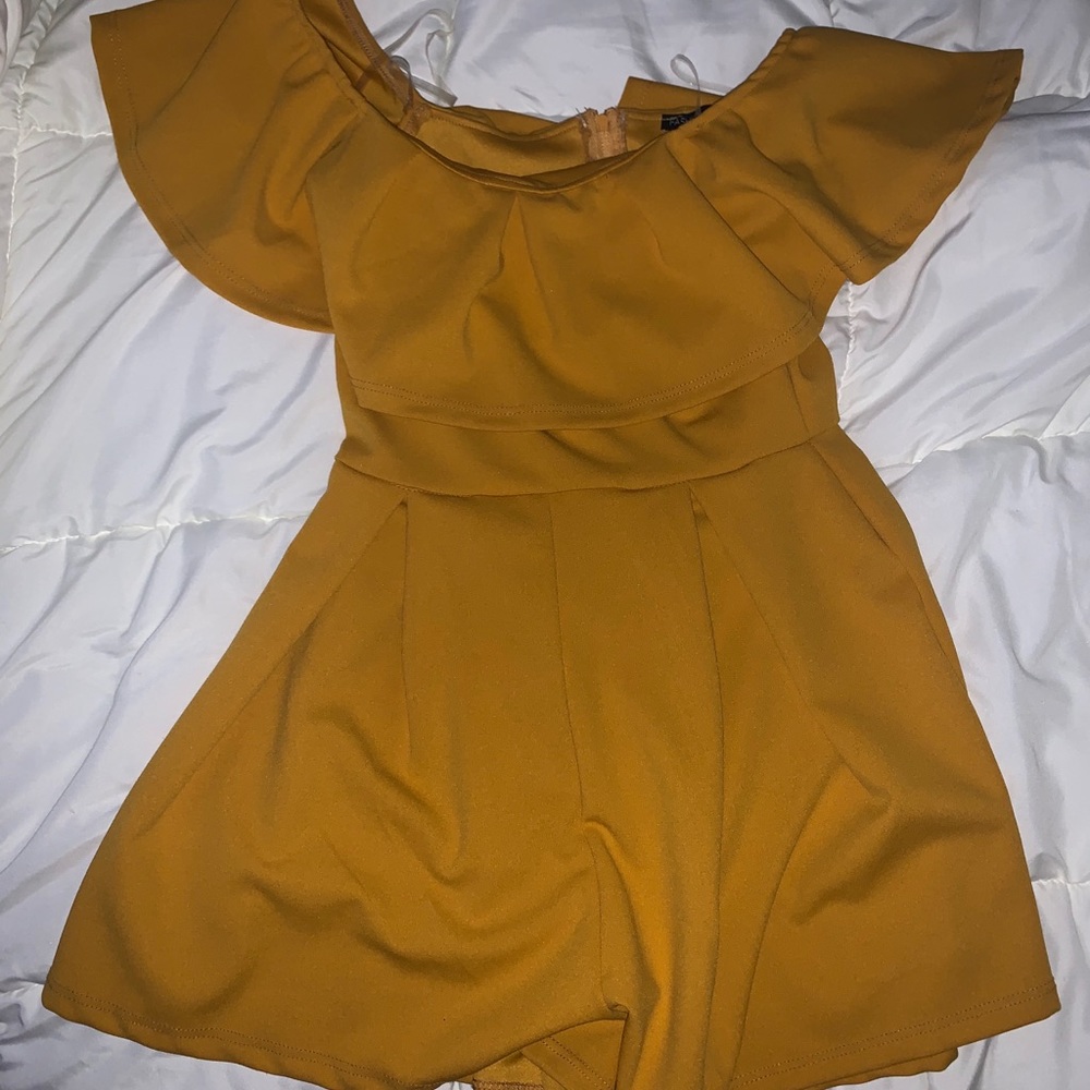 yellow romper